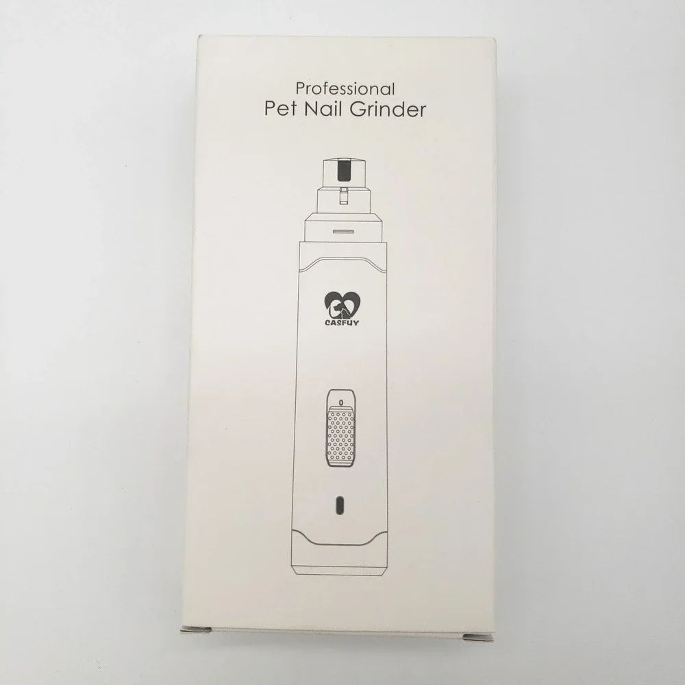 Professional Pet Nail Grinder Quiet 2-Speed Cordless USB Rechargeable Grooming